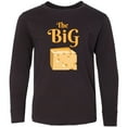 thumbnail image 3 of Inktastic The Big Cheese Long Sleeve Youth T-Shirt, 3 of 5