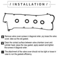 thumbnail image 7 of Unique Bargains Valve Cover Gasket No.2244123762/2244323001 for Hyundai Elantra 03-12 Cylinder Head Valve Seal Gasket, 7 of 7