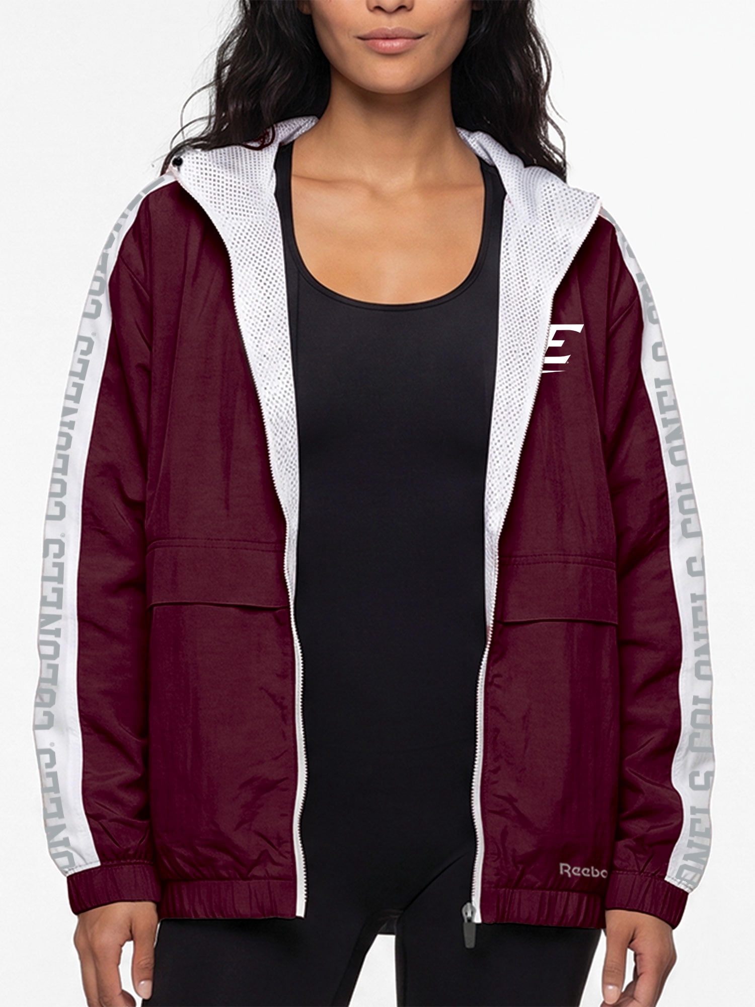 Eastern Kentucky Colonels Reebok Womens Colorblocked Full Zip Jacket