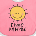 thumbnail image 4 of Inktastic I Love My Nonno Cute Sunshine Boys or Girls Baby Bib, 4 of 4