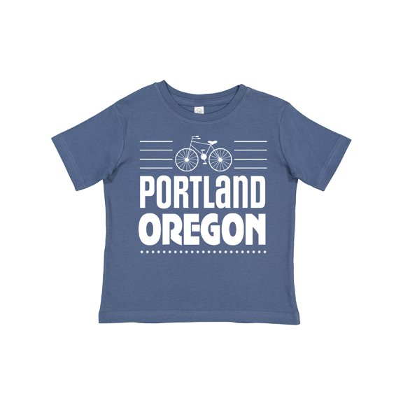 Inktastic Portland Oregon Biking Boys or Girls Toddler T-Shirt