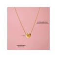 thumbnail image 5 of 925 Sterling Silver Gold Plated Heart Shaped Necklace for Girls & Pre-Teens 16", 5 of 7