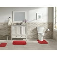 thumbnail image 2 of Garland Rug Gramercy Washable Bath Rug Set, 3-Piece (2 Bath Rugs, & Contour Rug) Classic Red, 2 of 7