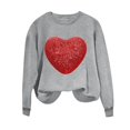 thumbnail image 4 of Meichang Chandails en Molleton Mignons pour Femmes, Chandail en Molleton de la Saint-Valentin, Chandail en Molleton Graphique Drôle d'Amour, Manches Longues, Col Rond, Décontracté, Vacances, 4 of 4