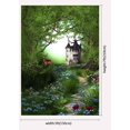 thumbnail image 2 of EREHome Polyester Fabric 5x7ft Green Forest Flowers Backdrop Photography Background Photo Props Room Wall Mural, 2 of 2