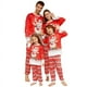 thumbnail image 1 of Conjunto de pijama de Navidad para hombre y mujer, ropa de dormir familiar con estampado de Papá Noel, pantalones de manga larga, ropa de casa de Navidad, 1 of 4