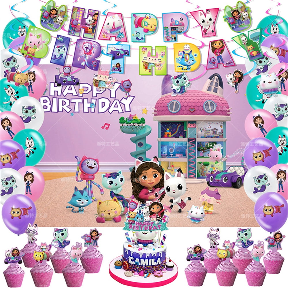 Gabby Dollhouse GB Edible Image Cake Topper Personalized Birthday Sheet gabby-dollhouse-gb-edible-image-cake-topper-personalized-birthday-sheet