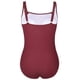 thumbnail image 1 of women s one piece swimsuits women swimwear Women s One Piece Swimsuits Shirred Tank Swimwear Vintage Bathing Suits ANGGREK CF1015, 1 of 8