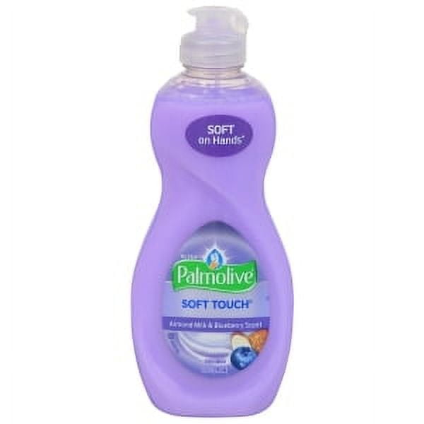 4 Ultra Palmolive Soft Touch Almond Milk & Blueberry Scent Dish Soap, Detergent 8 oz.Each