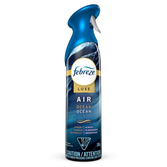 Assainisseur d’air en vaporisateur Febreze, assainisseur d’air pour la maison, parfum Océan, 250g, 2unités 250G