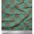 thumbnail image 1 of Soimoi Cotton Voile Fabric Leaves & Floral Paisley Printed Craft Fabric by the Yard 56 Inch Wide, 1 of 3
