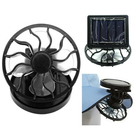 

Xinwanna Portable Electric Solar Powered Cooling Fan Clip-on Table Travel Mini Air Cooler (Random Base)
