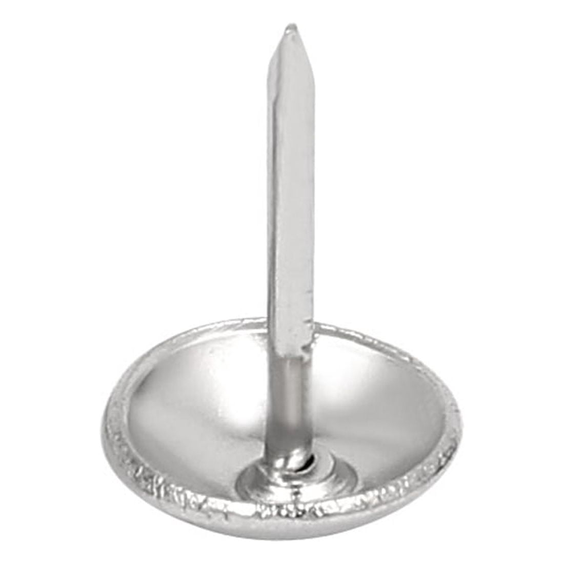 Aexit 35 Stück Polster-Tack-Nägel – 7/16" Kopf, Silberfarben, Für Korkpinnwände & Memoboards