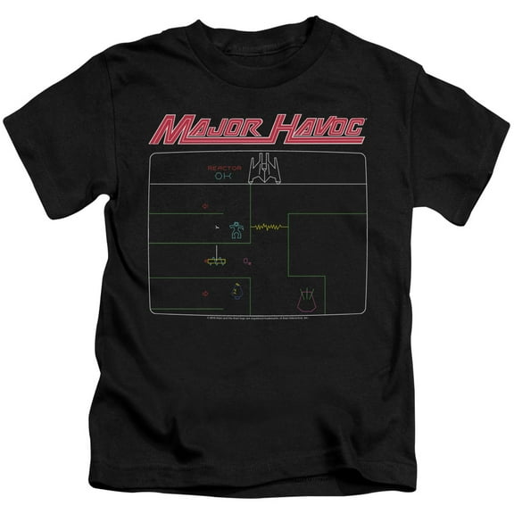 Atari - Major Havoc Screen - Juvenile Short Sleeve Shirt - 7