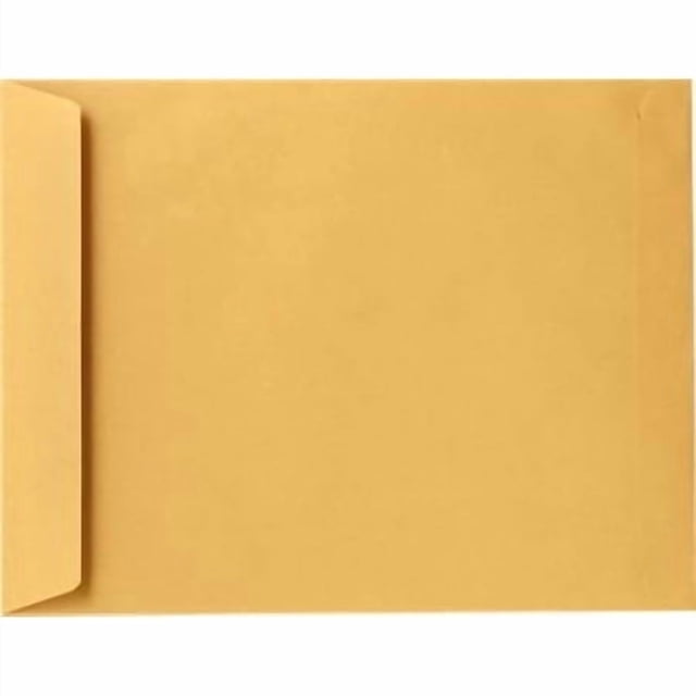 Luxpaper 10 X 13 Open End Envelopes Brown Kraft 24Lb. Text 50 Qty