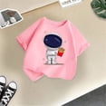 thumbnail image 3 of WEAIXIMIUNG T-Shirts Amusants pour Garçons Petite Fille et Petit Garçon Motif Mignon Col Rond Manches Courtes T-Shirt d'Été Décontracté, 3 of 3