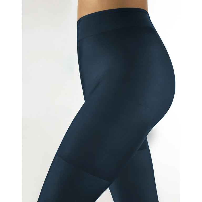 CALZITALY Opaque Shaping Tights | S, M, L, XL, XXL, 3XL, 4XL | Blue, Black  | 80 DEN | Made in Italy