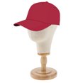 thumbnail image 2 of 2x 21 '' Extensiones De Pelucas Fabricación De Sombreros Gorras Pantalla Lona Bloque De Corcho Modelo De La Cabeza De Maniquí + Soporte De Madera Desmontable Sunnimix cabeza de maniquí de lona, 2 of 8