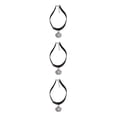 thumbnail image 1 of Wweixi Collier Pendentif Médaillon Exquis, Col Ras du Cou Léger, Argent, Ensemble de 3, 1 of 6