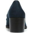 thumbnail image 4 of LifeStride Womens Devyn 2 Block Heel Loafer Lux Navy Fabric 8.5W, 4 of 5