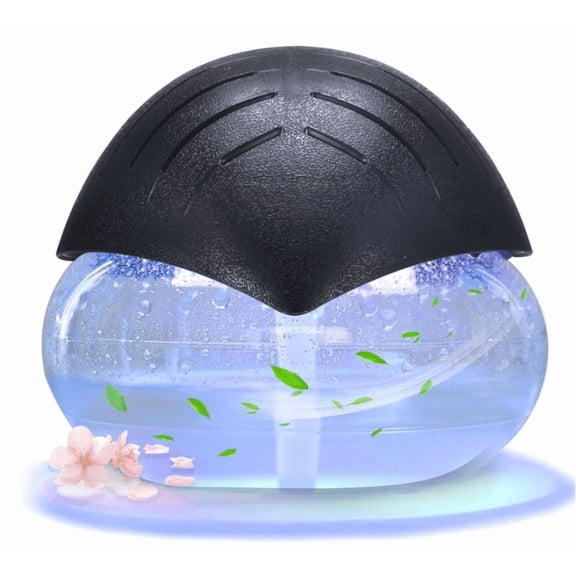 1800ML Large Capacity Leaf Humidifier, Quiet Ultrasonic Humidifier for Home, With 2 LED color-changing lights , Black