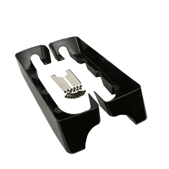 4" Stretched Extended Hard Saddlebag Extensions Fit For 1994-2013 Harley Touring
