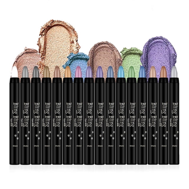 Set de sombras de ojos VolksRose, 16 colores, brillantes, resistentes al agua