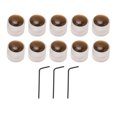 thumbnail image 2 of Volume Tone Dome Knobs, Plastic Control Knobs with Hex Wrench Guitar Speed Control Knobs for Electric Guitar, 2 of 8