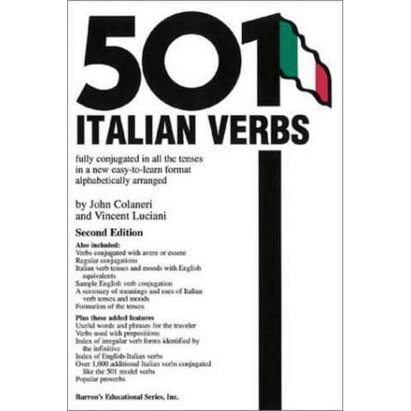 Barron's 501 Italian Verbs (W/CD): 501 Italian Verbs (Edition 2) (Paperback)