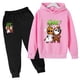 thumbnail image 5 of Conjunto de pantalón con capucha y dibujos animados de Groot, sudadera con capucha para niños y niñas, ropa de cosplay de anime, 5 of 5