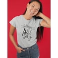 thumbnail image 2 of Happy 4Th Of July Ribbon Shaped T-Shirt Women -Image by Shutterstock, Female x-Large, 2 of 4