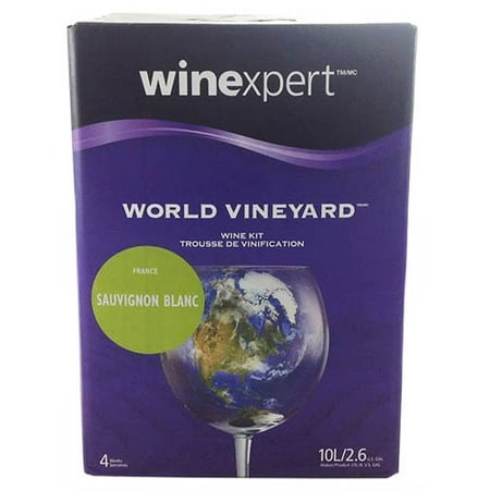 World Vinyard - French Sauvignon Blanc 30 bottle White wine kit by World (Best Sauvignon Blanc Under 10)