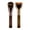 A, variant on High-Density Soft Bristle Tongue Shape Foundation Brush For Even Flawless Makeup Application
