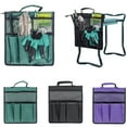 thumbnail image 1 of Garden Kneeler Tool Bags, Foldable Portable Oxford Gardening Storage, Gardening Hand Tool Storage Stool Pouch, Green, 1 of 8