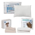thumbnail image 1 of Protector de Colchón Individual + Juego de Sábanas Crema + Almohada Frosty, 1 of 8