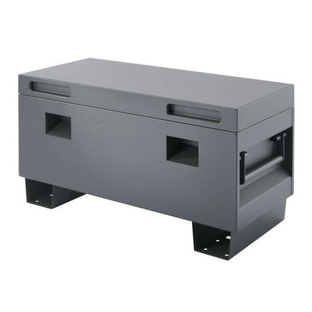 TRINITY | 36" Job Site Box | Matte Rust-Resistant Powder Coated Finish - Gray