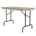 thumbnail image 1 of Correll R2448 24 48" R-Series Rectangular Folding Table w/ Mocha Granite Plastic Top, 29"H, 1 of 1