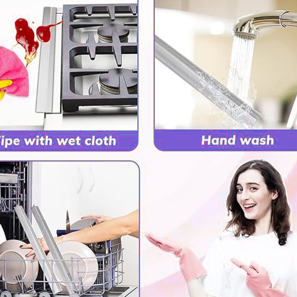 Stove Space Covers Stainless Steel Stove Space Filler Stove Space Guards Range Trim Heat Resistant Guard Between Stove Top