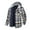 ZG-Khaki, variant on cllios Men's Flannel Shirt Jacket Warm Quilted Lined Hooded Coat Thick Thermal Long Sleeve Plaid Shacket Jackets Casual Button Down Shirts Outerwear with Pockets