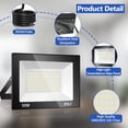 thumbnail image 2 of Outdoor Led Floodlight, Ultra-Bright Cool White 50W Security Light With Improved Heat Dissipation, High-quality Led Chip For Various Outdoor Applications Including Patio Garage, 2 of 5