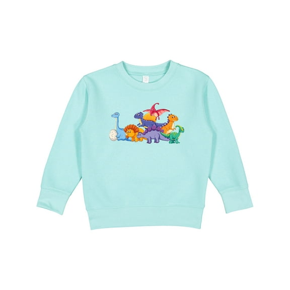 Inktastic Cute Dinosaurs Toddler Sweatshirt