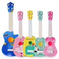 thumbnail image 2 of Amyove Kids Toy Guitar 4 String,17 Inch Baby Kids Cute Guitar Rhyme Developmental Musical Instrument Educational Toy for Toddlers Bear, 2 of 7