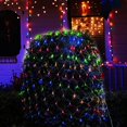 thumbnail image 4 of Estbridge Halloween/Christmas Net Lights Outdoor  6.6FT x 6.6FT 144 LED Fairy String Light with 8 Lighting Modes  Connectable Light for Garden Tree Bushes  Holiday Wedding Party Decoratio, 4 of 7