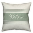 thumbnail image 2 of Creative Products Relax Linen Green 16 x 16 Indoor / Outdoor Pillow, 2 of 3