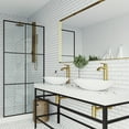 thumbnail image 5 of VIGO Linus Vessel Bathroom Faucet (in Matte Brushed Gold), 5 of 11