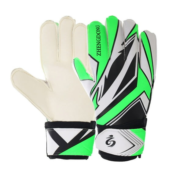 Football Glove Goalkeeper Protective Glove Goalkeeper Protection Gear for Adults (Green, No.9)