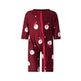 thumbnail image 4 of Viworld Christmas Family Matching Pajamas Nightwear Set Pants Christmas Family Button Pajamas Matching Santa Claus Sleepwear, 4 of 8