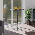 thumbnail image 3 of Winsome Spectrum 28" Round Pub Table, Black & Chrome - 93628, 3 of 6