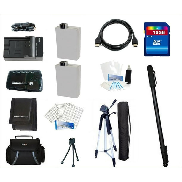 Essential Accessories Kit For Canon Vixia Hf R52 Camcorders Walmart Com Walmart Com