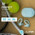 thumbnail image 7 of JLab GO AIr Sport, Sweatproof Wireless Ear Buds, True Wireless with Charging Case, Light Blue, 7 of 7